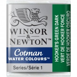 ACUARELA COTMAN 1/2 GODET VERDE HOOK OSCURO 312