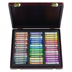 CAJA MADERA 45 PASTEL REMBRANDT RETRATO TRADIT.45P