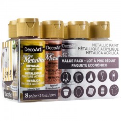 PACK 8 DAZZLING METALLICS 59cc            DASK-424
