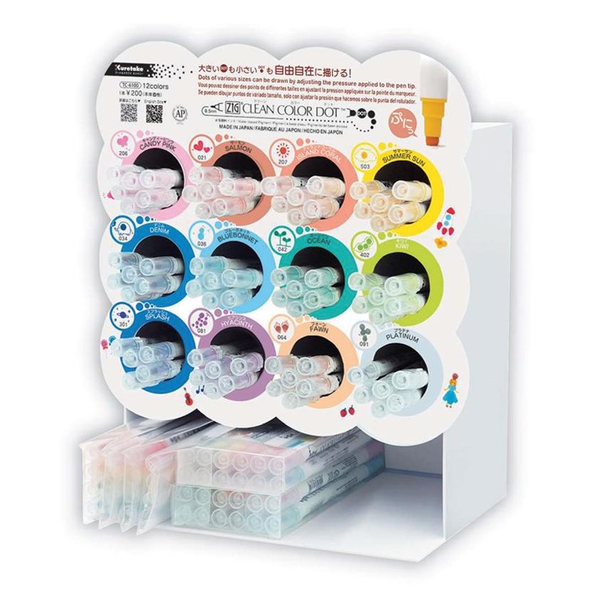 EXP. 12 COLORSx6 ROTULADORES CLEAN COLOR DOT