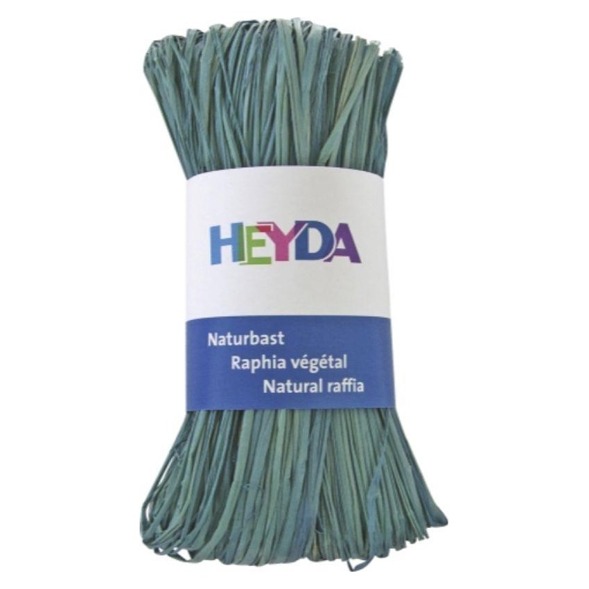 RAFIA NATURAL 50 grs. AZUL REAL