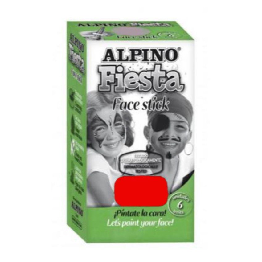 BARRA MAQUILL.FACE STICKS ALPINO ROJO