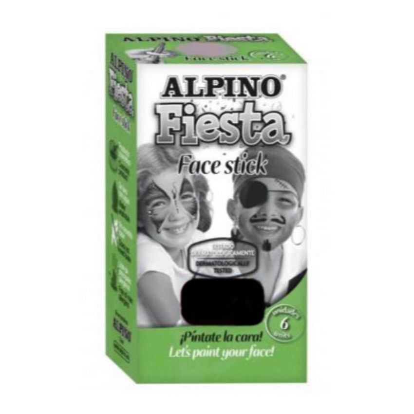 BARRA MAQUILL.FACE STICKS ALPINO NEGRO