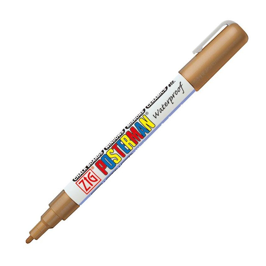 ROTU.ZIG POSTERMAN PERMA. 1mm 123 METALLIC MARRON