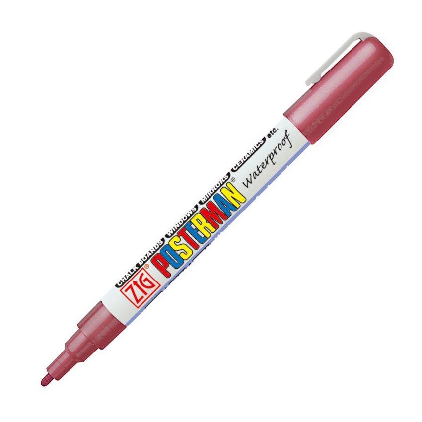 ROTU.ZIG POSTERMAN PERMA. 1mm 126 METALLIC ROJO