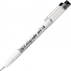 ROTULADOR ZIG CALLIGRAPHY PEN BISEL 1mm 010 NEGRO