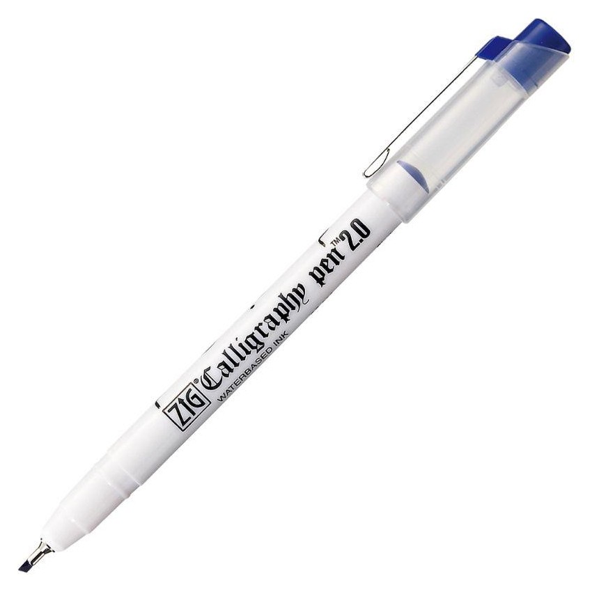 ROTULADOR ZIG CALLIGRAPHY PEN BISEL 2mm 030 AZUL