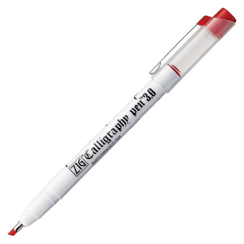 ROTULADOR ZIG CALLIGRAPHY PEN BISEL 3mm 020 ROJO
