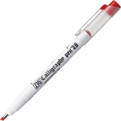 ROTULADOR ZIG CALLIGRAPHY PEN BISEL 3mm 020 ROJO