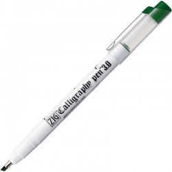 ROTULADOR ZIG CALLIGRAPHY PEN BISEL 3mm 040 VERDE