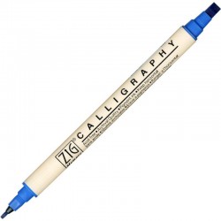 ROTUL.ZIG CALLIGRAPHY DOBLE 2/5mm 032 BLUE JAY