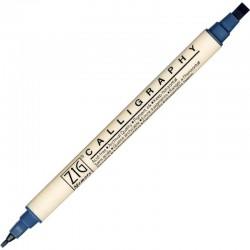 ROTUL.ZIG CALLIGRAPHY DOBLE 2/5mm 034 AZUL DENIM