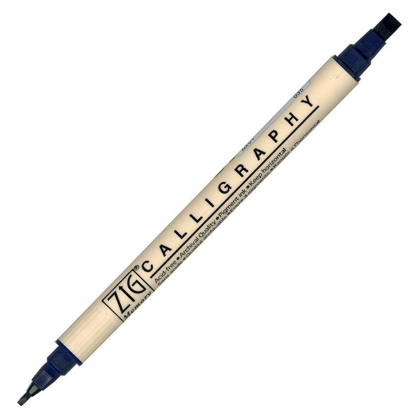 ROTUL.ZIG CALLIGRAPHY DOBLE 2/5mm 035 NAVY