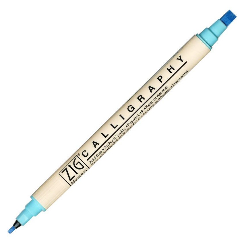 ROTUL.ZIG CALLIGRAPHY DOBLE 2/5mm 036 BLUE BONNET