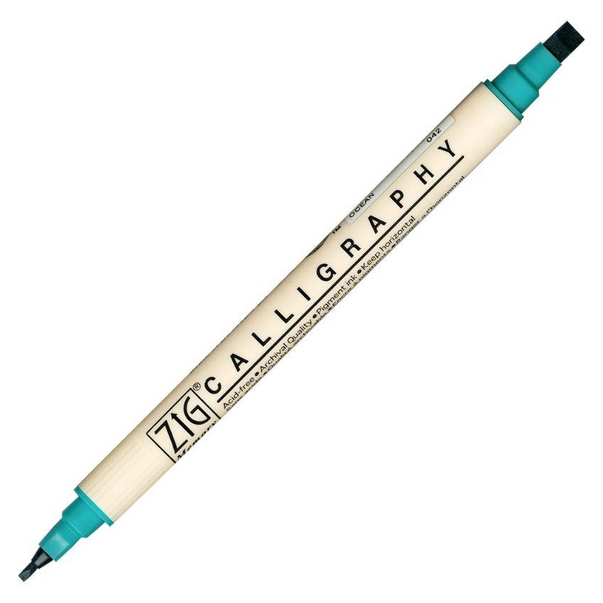 ROTUL.ZIG CALLIGRAPHY DOBLE 2/5mm 042 OCEAN