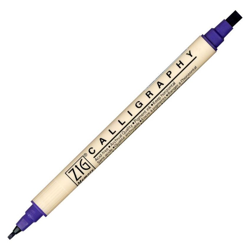 ROTUL.ZIG CALLIGRAPHY DOBLE 2/5mm 080 PURE VIOLET