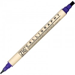 ROTUL.ZIG CALLIGRAPHY DOBLE 2/5mm 080 PURE VIOLET