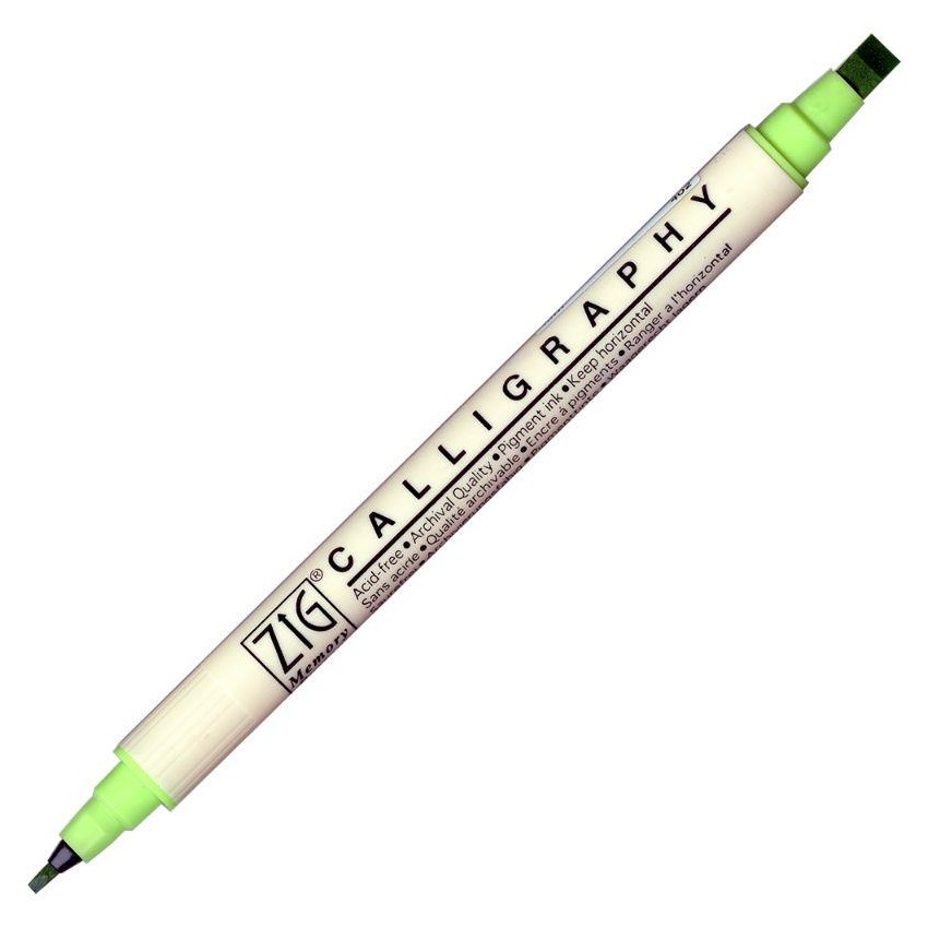 ROTUL.ZIG CALLIGRAPHY DOBLE 2/5mm 402 KIWI