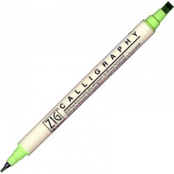 ROTUL.ZIG CALLIGRAPHY DOBLE 2/5mm 402 KIWI