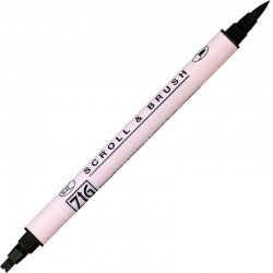ROTULADOR ZIG SCROLL & BRUSH 010 PURE BLACK