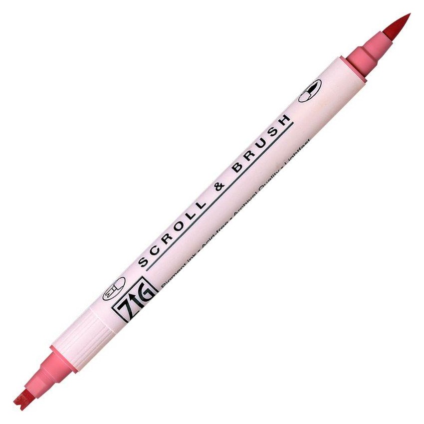 ROTULADOR ZIG SCROLL & BRUSH 021 SALMON