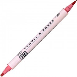 ROTULADOR ZIG SCROLL & BRUSH 021 SALMON