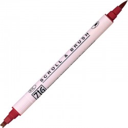 ROTULADOR ZIG SCROLL & BRUSH 024 BRUSH ROSE