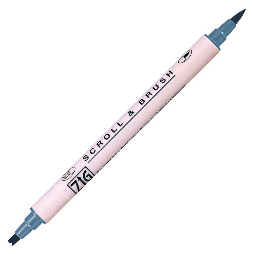 ROTULADOR ZIG SCROLL & BRUSH 034 DENIM