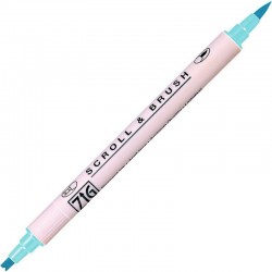 ROTULADOR ZIG SCROLL & BRUSH 036 BLUE BONNET