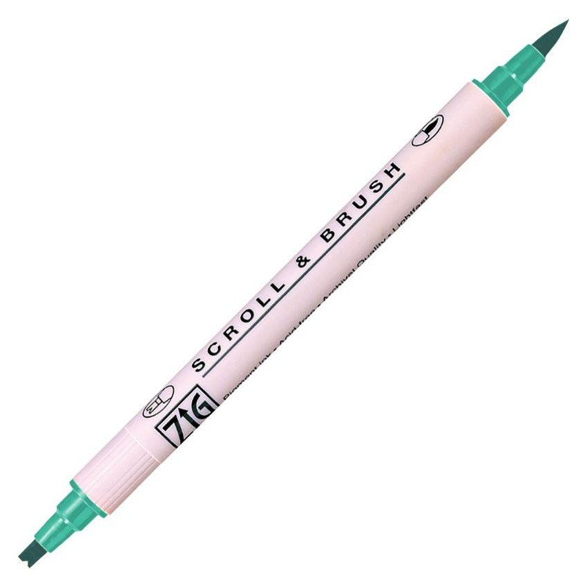 ROTULADOR ZIG SCROLL & BRUSH 042 OCEAN