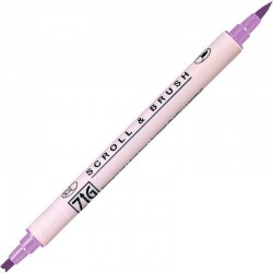 ROTULADOR ZIG SCROLL & BRUSH 081 HYACINTH