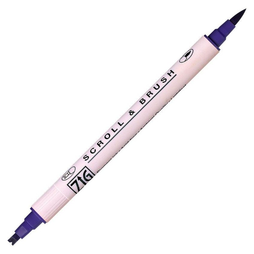 ROTULADOR ZIG SCROLL & BRUSH 085 ORCHID