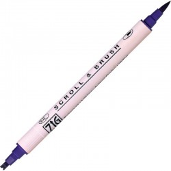 ROTULADOR ZIG SCROLL & BRUSH 085 ORCHID