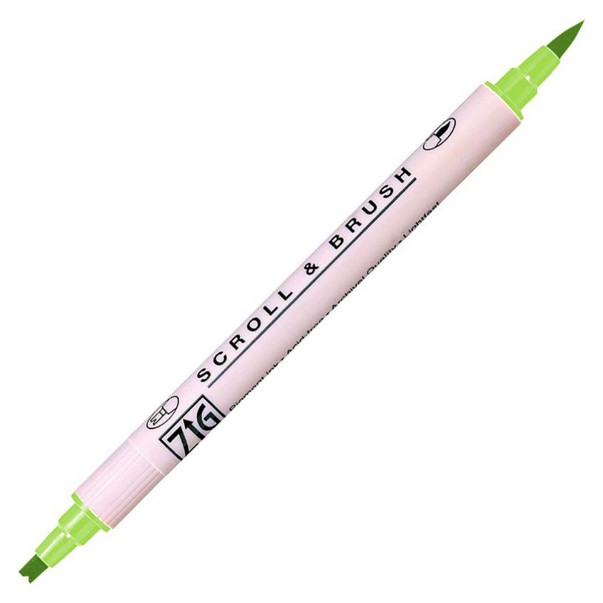 ROTULADOR ZIG SCROLL & BRUSH 402 KIWI