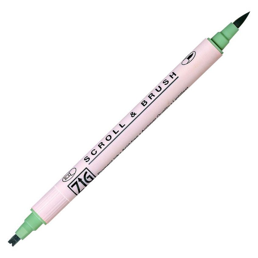 ROTULADOR ZIG SCROLL & BRUSH 404 SAGE BRUSH