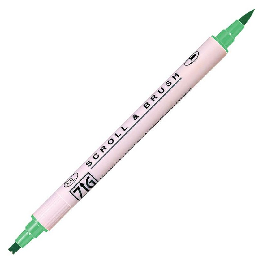 ROTULADOR ZIG SCROLL & BRUSH 405 CLOVER