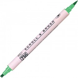 ROTULADOR ZIG SCROLL & BRUSH 405 CLOVER