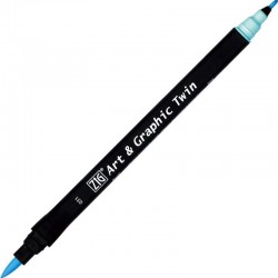 ROTU.ART&GRAPHIC TWIN 0,8/BRUSH 031 LT. BLUE