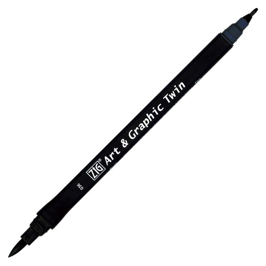 ROTU.ART&GRAPHIC TWIN 0,8/BRUSH 036 DEEP BLUE