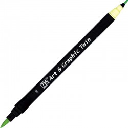 ROTU.ART&GRAPHIC TWIN 0,8/BRUSH 053 PALE GREEN