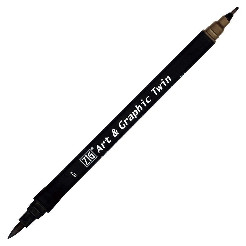 ROTU.ART&GRAPHIC TWIN 0,8/BRUSH 077 DEEP BROWN