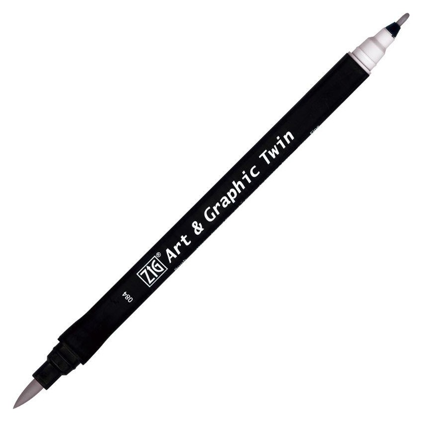 ROTU.ART&GRAPHIC TWIN 0,8/BRUSH 084 PALE GRAY