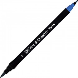 ROTU.ART&GRAPHIC TWIN 0,8/BRUSH 308 CORNFLOWE.BLUE