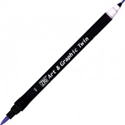 ROTU.ART&GRAPHIC TWIN 0,8/BRUSH 602 ENGLI.LAVENDER