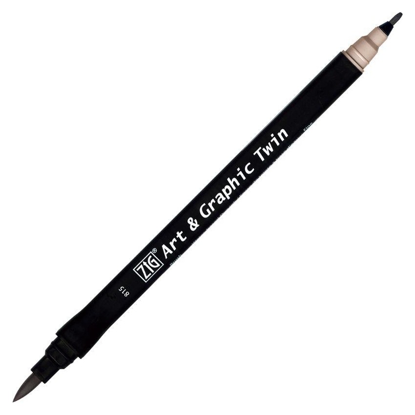 ROTU.ART&GRAPHIC TWIN 0,8/BRUSH 815 WARM GRAY