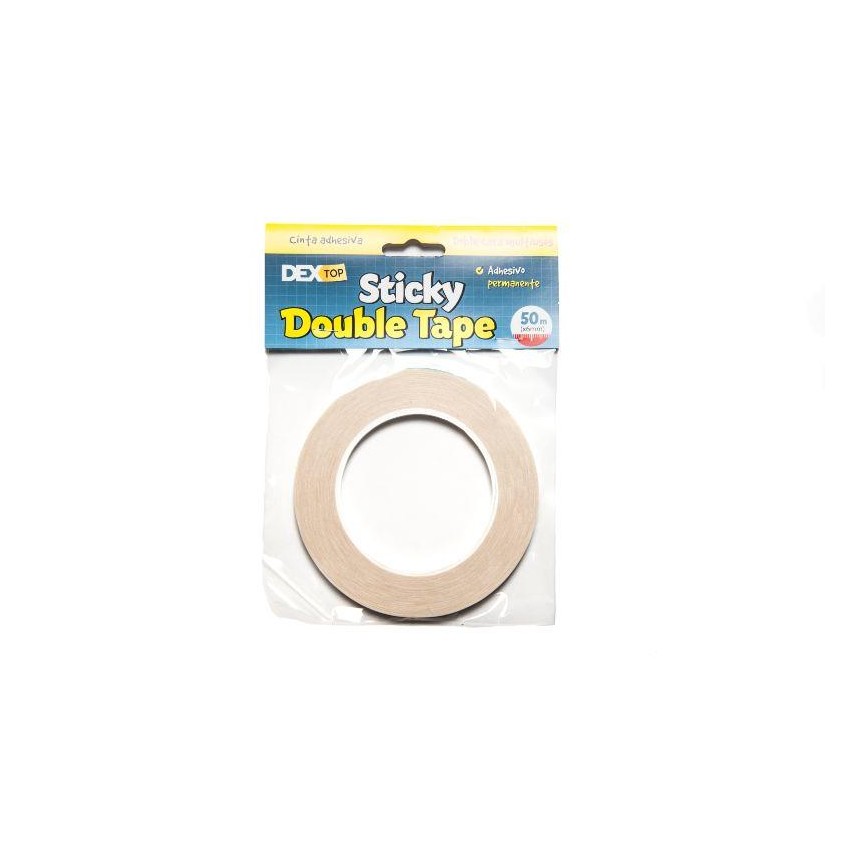 CINTA ADHES.DOBLE CARA 6mmx50mt-STICKY DOUBLE TAPE