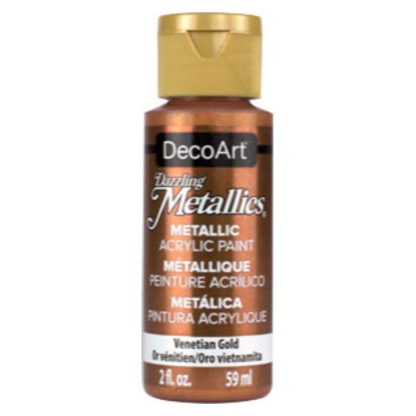 ACRILIC AMERICANA METALIZADO 60cc ORO VENECIAN.72·