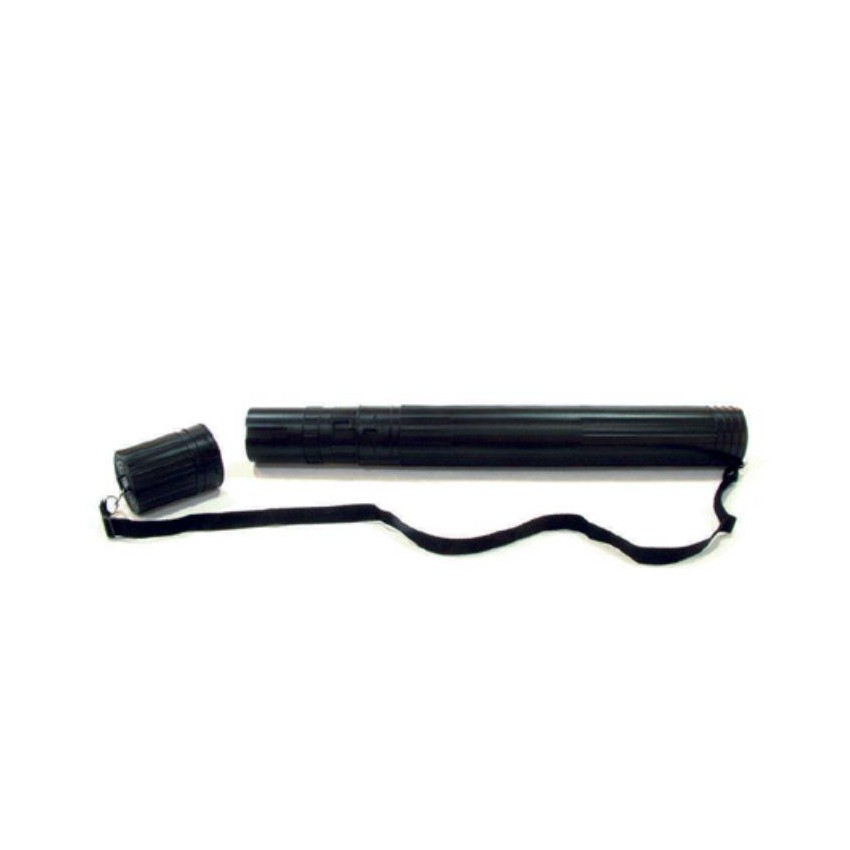 TUBO PORTAPLANOS EXTENSIBL.POLIPROP.NEGR 7,5x105cm