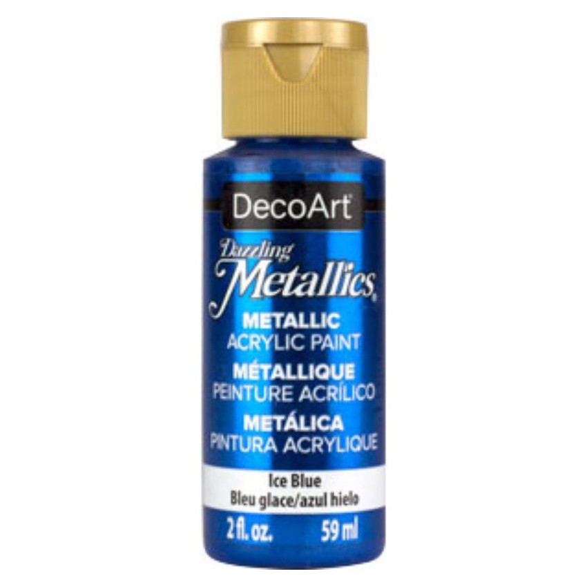 ACRILICO AMERICANA METALIZADO 60cc AZUL HIELO Nº75