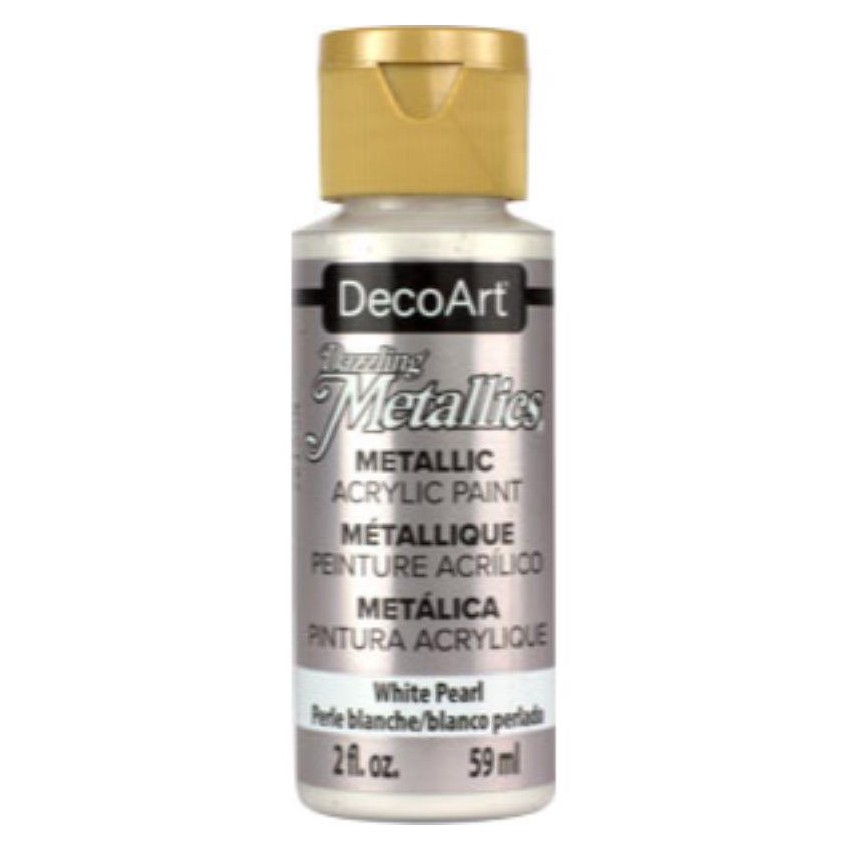 ACRILIC AMERICANA METALIZ.60cc PERLA BLANCO Nº117·